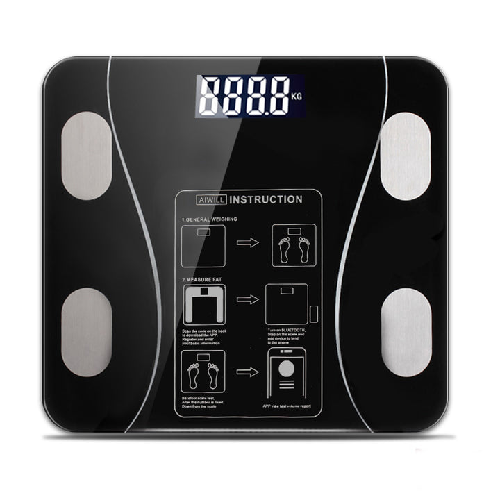 Premium LED Body Composition Scale – Accurate Digital Bathroom Scale with Body Fat Analysis, Bluetooth Connectivity, Health Tracking for Smart Home