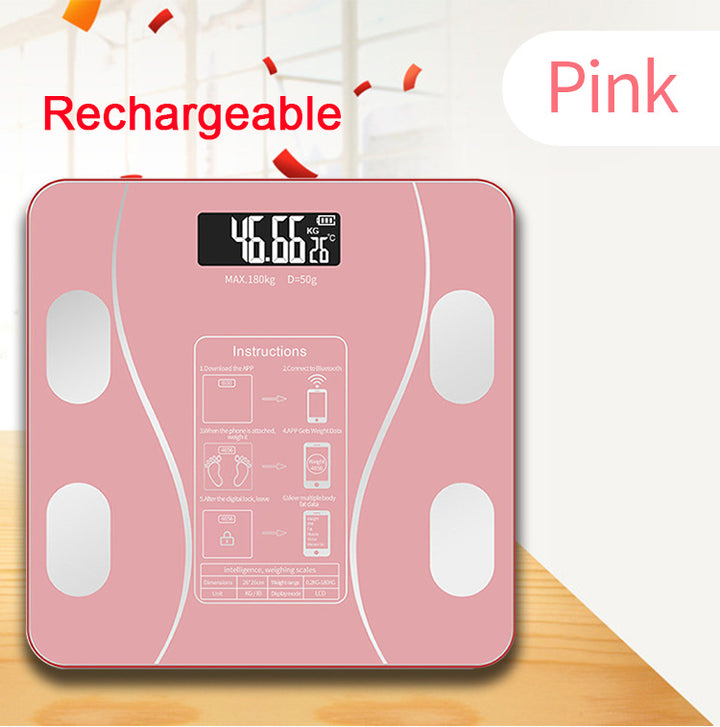 Premium LED Body Composition Scale – Accurate Digital Bathroom Scale with Body Fat Analysis, Bluetooth Connectivity, Health Tracking for Smart Home
