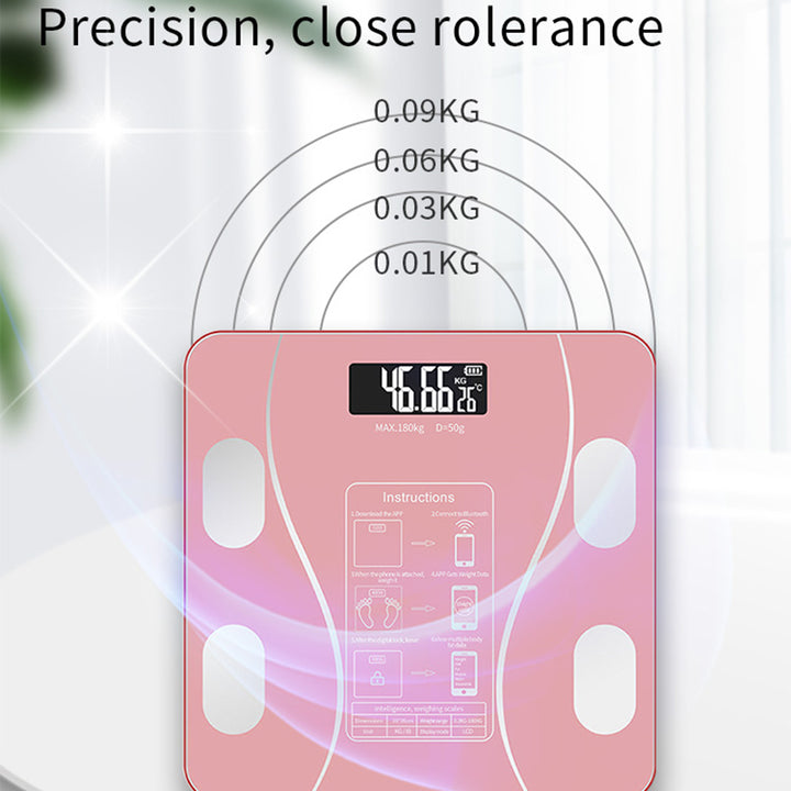 Premium LED Body Composition Scale – Accurate Digital Bathroom Scale with Body Fat Analysis, Bluetooth Connectivity, Health Tracking for Smart Home