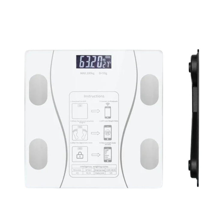 Premium LED Body Composition Scale – Accurate Digital Bathroom Scale with Body Fat Analysis, Bluetooth Connectivity, Health Tracking for Smart Home