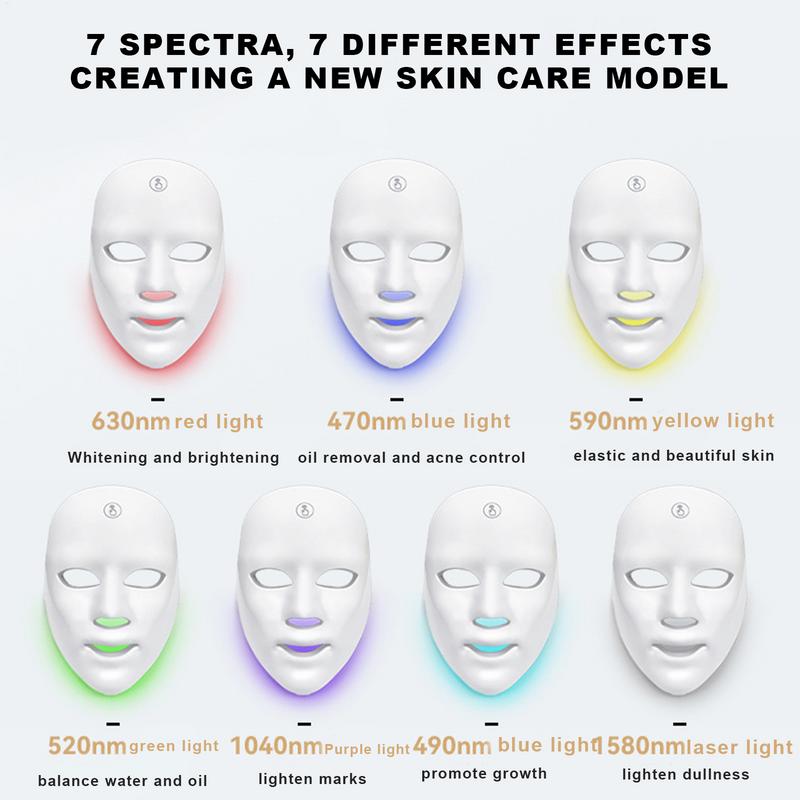Premium LED Facial and Neck Rejuvenation Machine – Skin Rejuvenation Massager for Anti-Aging, Wrinkle Reduction, and Skin Tightening with Advanced Light Therapy