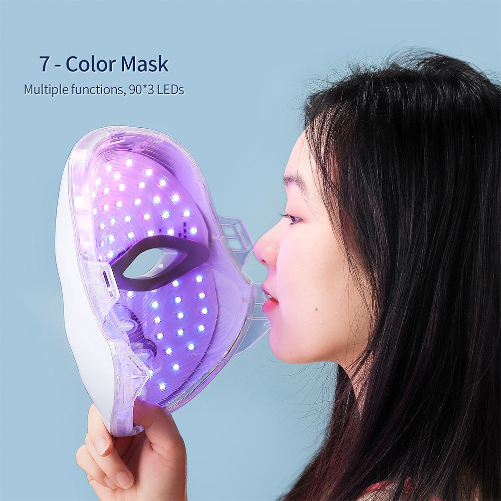 Premium LED Facial and Neck Rejuvenation Machine – Skin Rejuvenation Massager for Anti-Aging, Wrinkle Reduction, and Skin Tightening with Advanced Light Therapy