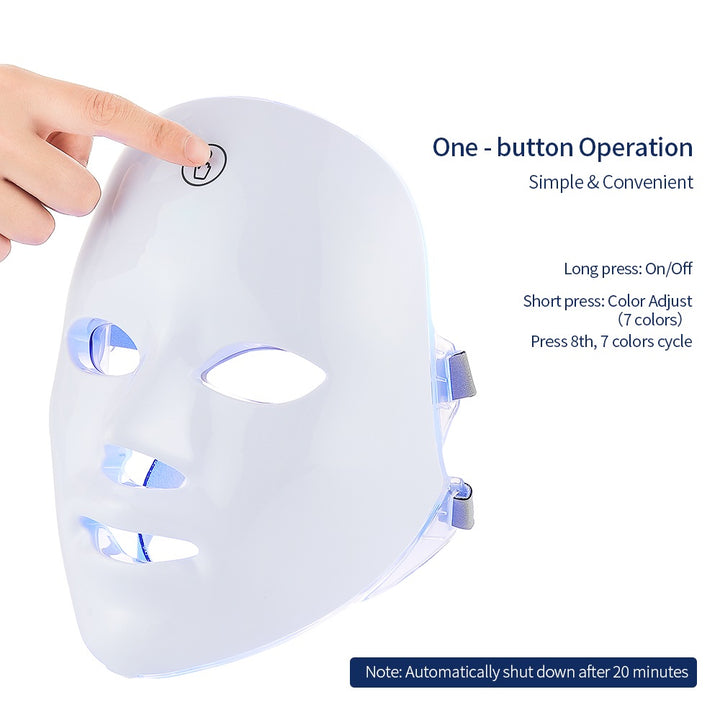 Premium LED Facial and Neck Rejuvenation Machine – Skin Rejuvenation Massager for Anti-Aging, Wrinkle Reduction, and Skin Tightening with Advanced Light Therapy