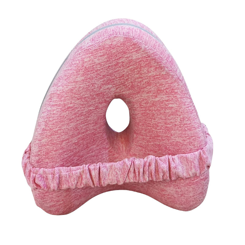 Premium Leg Pillow for Side Sleepers – Memory Foam Relief for Pregnant Women, Leg Pain & Edema – Breathable Heart-Shaped Design with Elastic Straps for Comfortable Sleeping