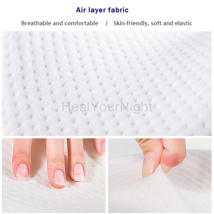 Premium Leg Pillow for Side Sleepers – Memory Foam Relief for Pregnant Women, Leg Pain & Edema – Breathable Heart-Shaped Design with Elastic Straps for Comfortable Sleeping