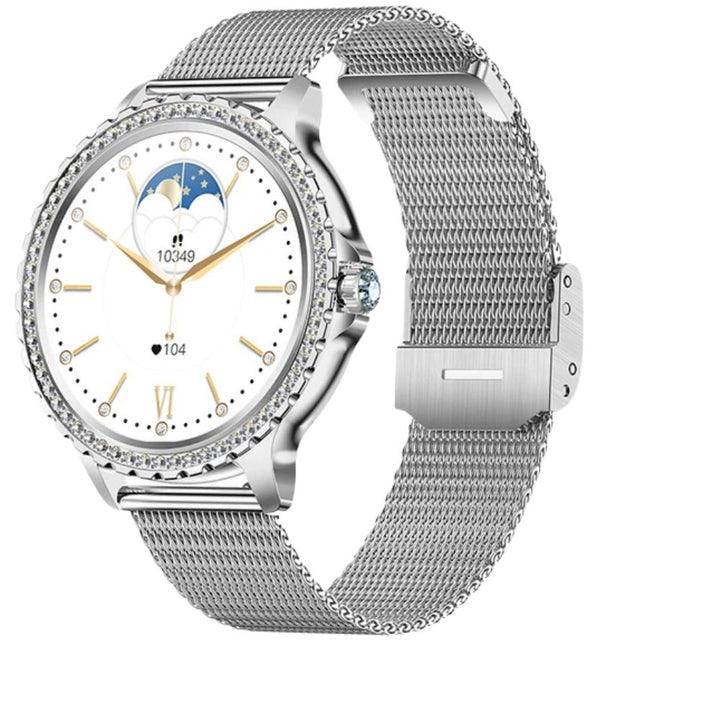 Premium Luxury Women's Smartwatch – Heart Rate, Blood Oxygen, Sleep Monitoring, Bluetooth Call, Diamond Bracelet, 1.32" HD Display, IP67 Waterproof, Fitness Tracker, Multi-Sport Modes