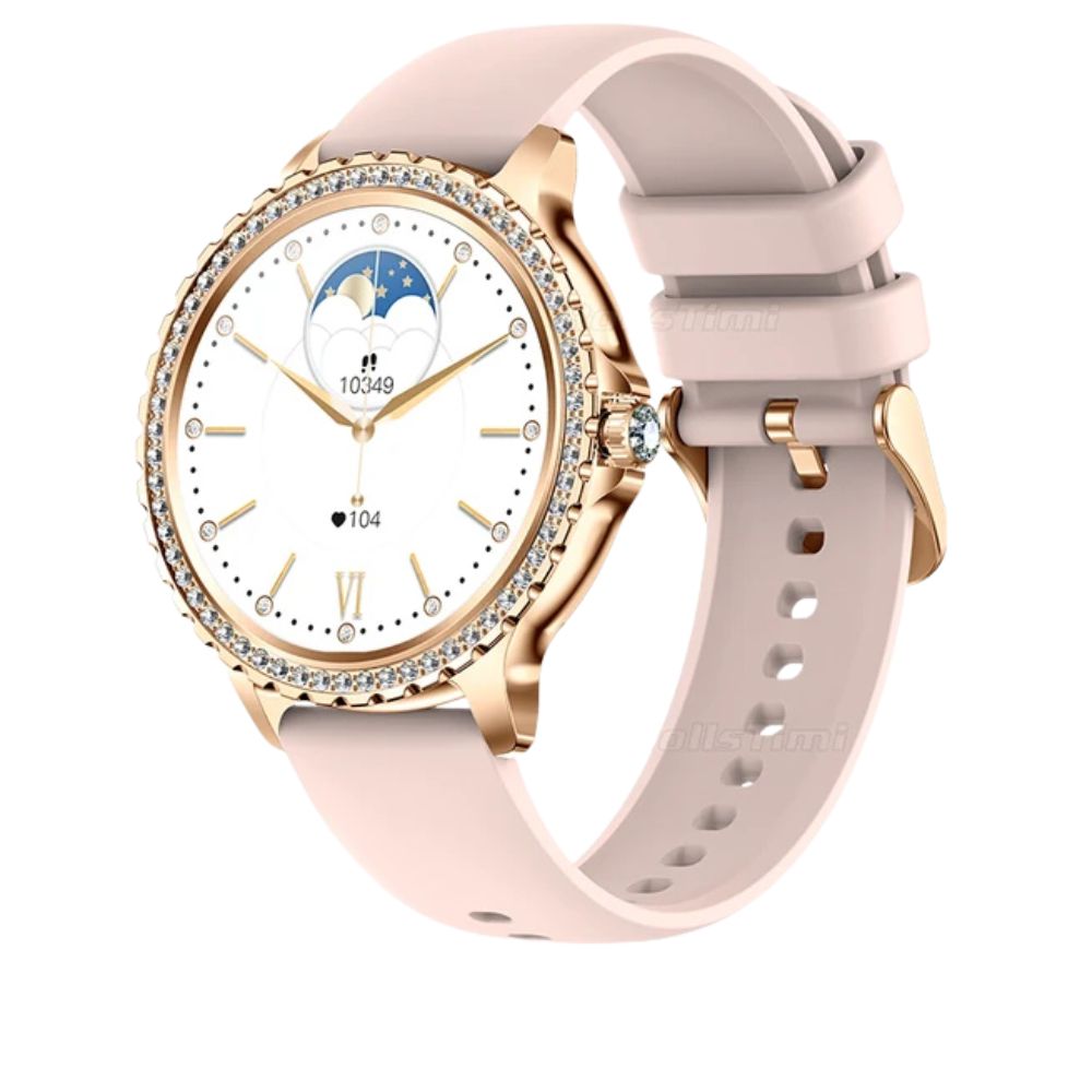 Premium Luxury Women's Smartwatch – Heart Rate, Blood Oxygen, Sleep Monitoring, Bluetooth Call, Diamond Bracelet, 1.32" HD Display, IP67 Waterproof, Fitness Tracker, Multi-Sport Modes