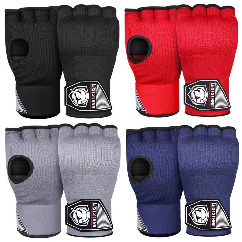 Premium MMA Half-Finger Boxing Gloves – Padded Foam Inner Gloves for Boxing, MMA, Muay Thai, Kickboxing, Taekwondo & Karate – Long Wrist Strap for Enhanced Support & Protection