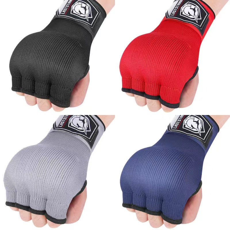 Premium MMA Half-Finger Boxing Gloves – Padded Foam Inner Gloves for Boxing, MMA, Muay Thai, Kickboxing, Taekwondo & Karate – Long Wrist Strap for Enhanced Support & Protection