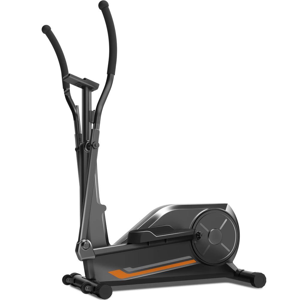 Premium Magnetic Elliptical Machine for Home – Quiet Elliptical Trainer with 8 Resistance Levels, 12" Stride and LCD Monitor
