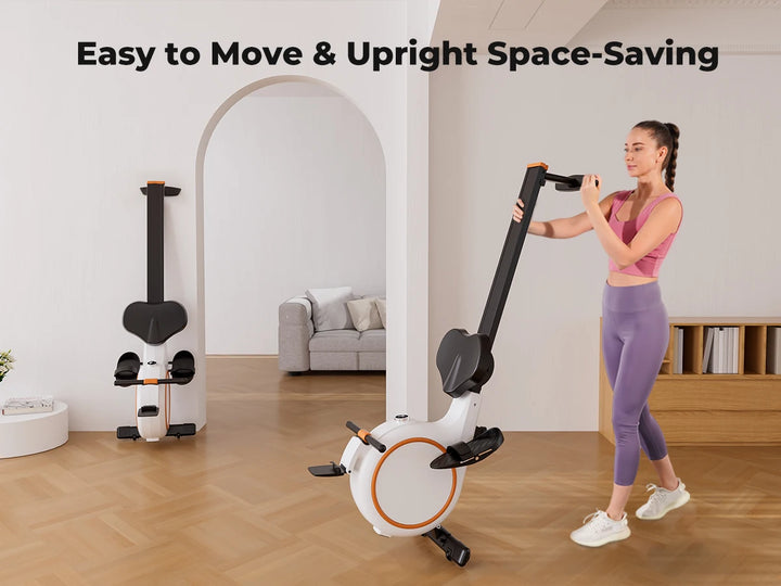 Premium Magnetic Rowing Machine for Home – 32 Level Adjustable Resistance Cardio Trainer with LED Monitor and Bluetooth
