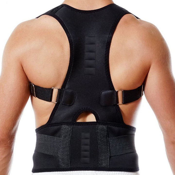 Premium Magnetic Therapy Posture Corrector for Scoliosis and Lumbar Support - Pain Relief Back Brace for Men and Women, Orthopedic Spine Alignment Belt