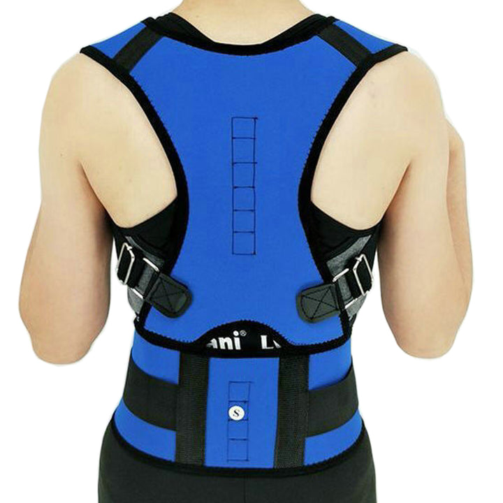 Premium Magnetic Therapy Posture Corrector for Scoliosis and Lumbar Support - Pain Relief Back Brace for Men and Women, Orthopedic Spine Alignment Belt