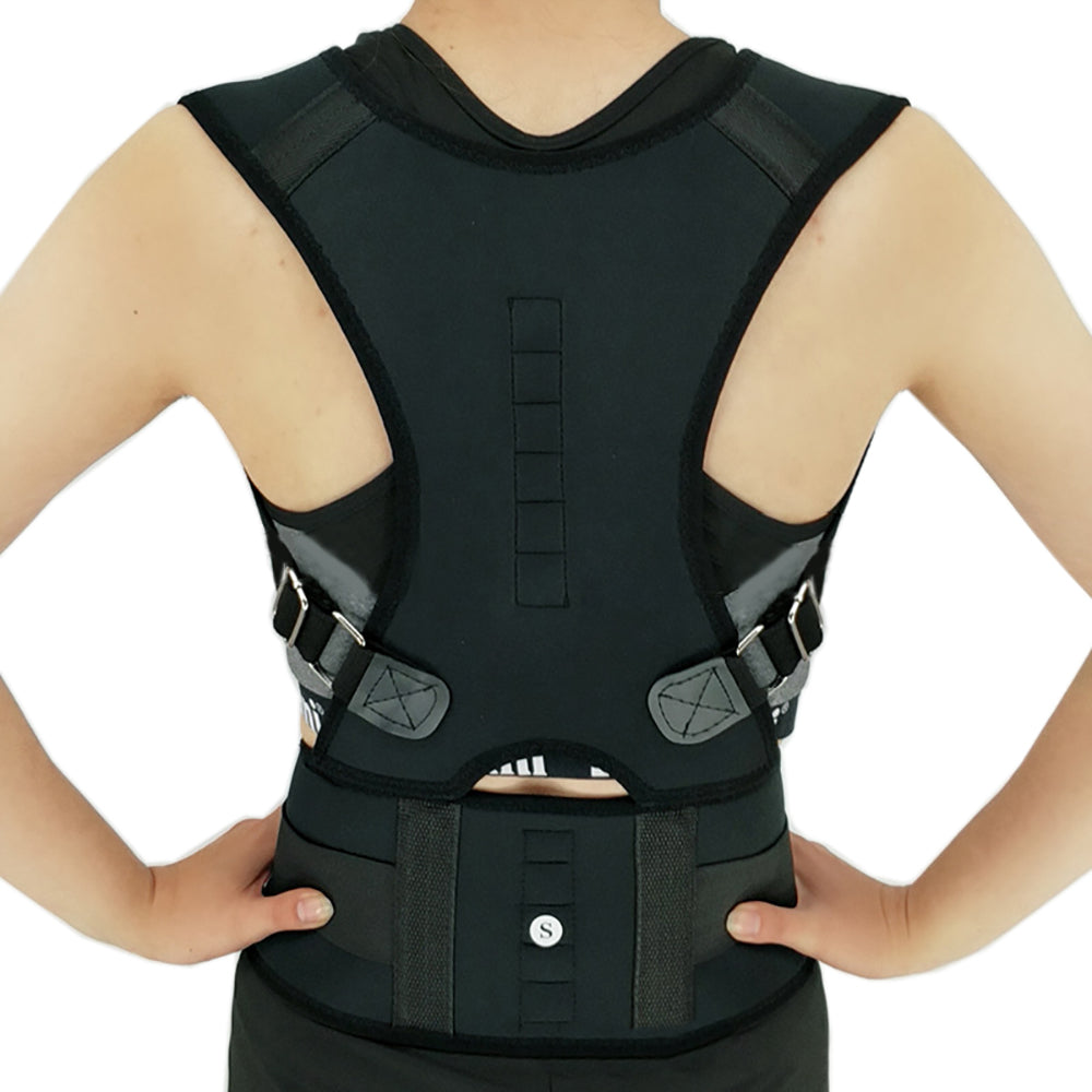 Premium Magnetic Therapy Posture Corrector for Scoliosis and Lumbar Support - Pain Relief Back Brace for Men and Women, Orthopedic Spine Alignment Belt