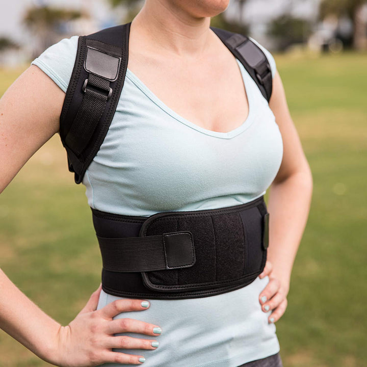 Premium Magnetic Therapy Posture Corrector for Scoliosis and Lumbar Support - Pain Relief Back Brace for Men and Women, Orthopedic Spine Alignment Belt