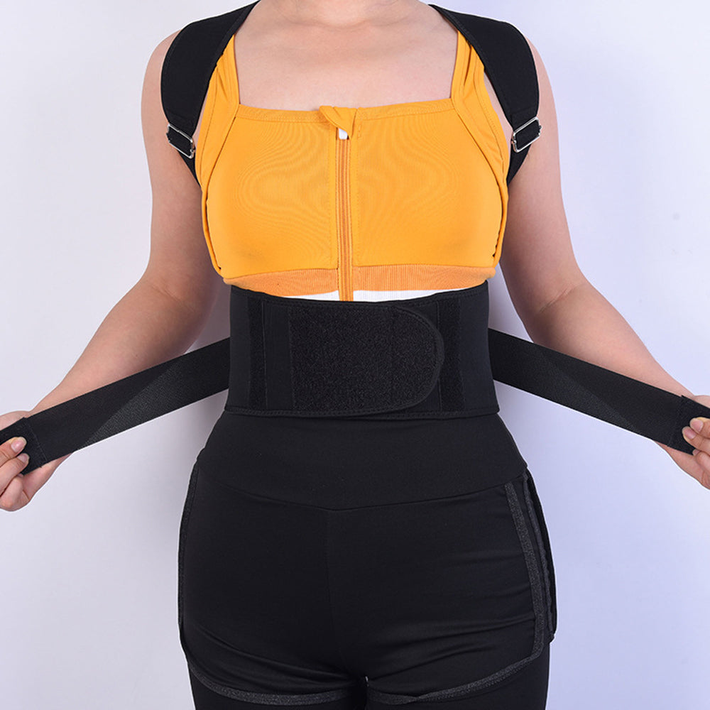 Premium Magnetic Therapy Posture Corrector for Scoliosis and Lumbar Support - Pain Relief Back Brace for Men and Women, Orthopedic Spine Alignment Belt
