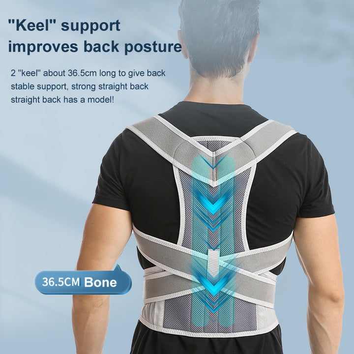 Premium Magnetic Therapy Posture Corrector for Scoliosis and Lumbar Support - Pain Relief Back Brace for Men and Women, Orthopedic Spine Alignment Belt