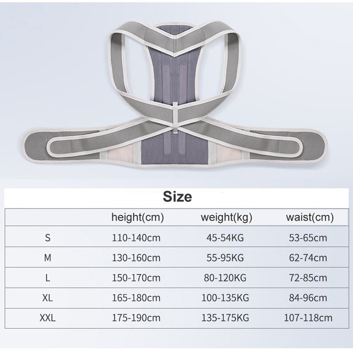 Premium Magnetic Therapy Posture Corrector for Scoliosis and Lumbar Support - Pain Relief Back Brace for Men and Women, Orthopedic Spine Alignment Belt