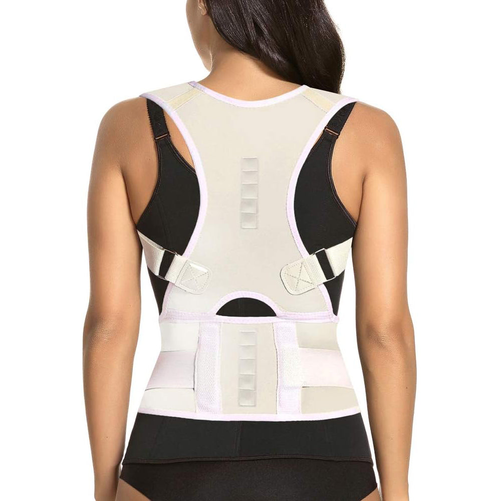 Premium Magnetic Therapy Posture Corrector for Scoliosis and Lumbar Support - Pain Relief Back Brace for Men and Women, Orthopedic Spine Alignment Belt
