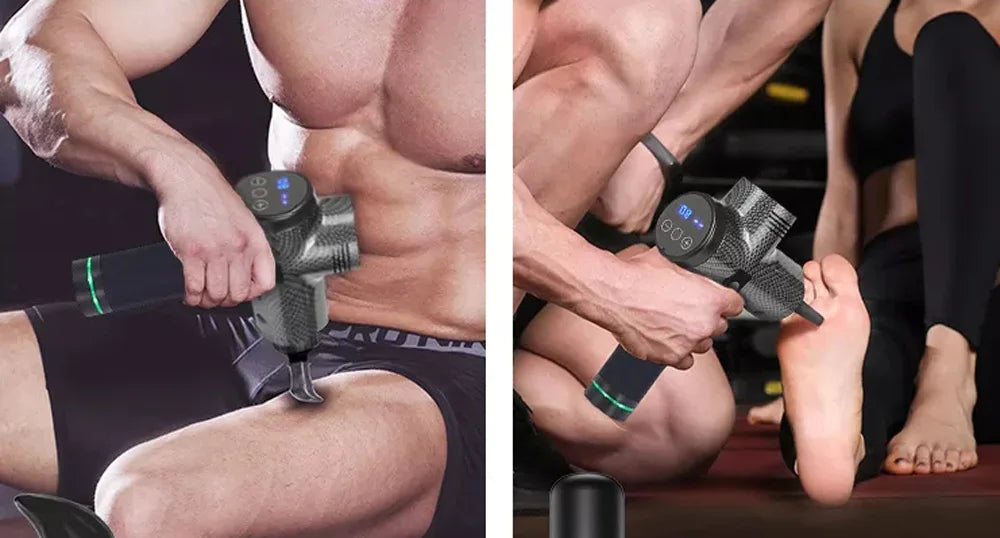Premium Massage Gun Deep Tissue Percussion Massager – Electric Muscle Massage Gun for Body, Neck & Back Fitness Recovery