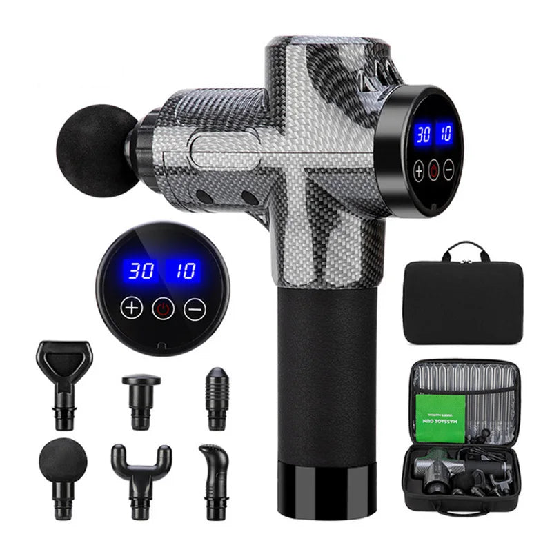 Premium Massage Gun Deep Tissue Percussion Massager – Electric Muscle Massage Gun for Body, Neck & Back Fitness Recovery