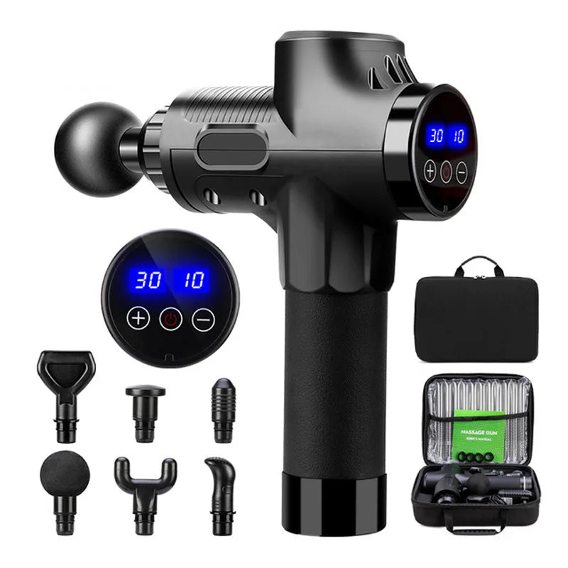 Premium Massage Gun Deep Tissue Percussion Massager – Electric Muscle Massage Gun for Body, Neck & Back Fitness Recovery