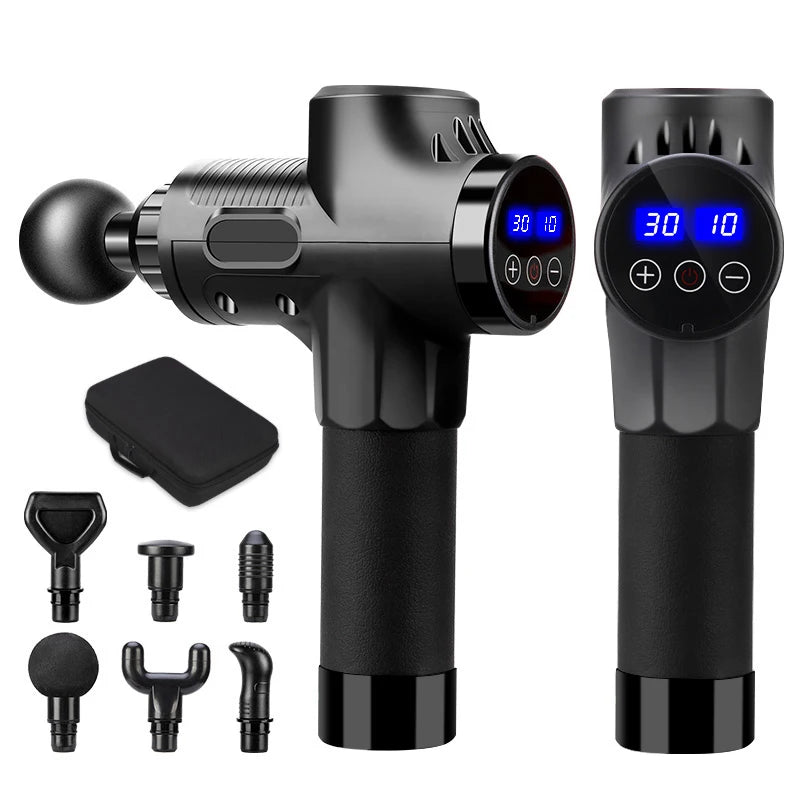 Premium Massage Gun Deep Tissue Percussion Massager – Electric Muscle Massage Gun for Body, Neck & Back Fitness Recovery