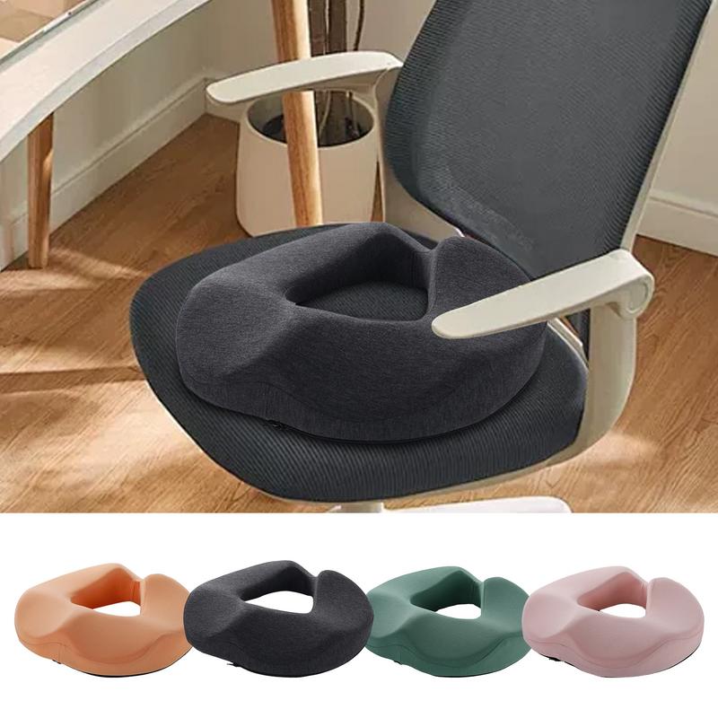 Premium Memory Foam Donut Seat Cushion – Tailbone, Hemorrhoid, Sciatica, and Bed Sore Relief for Office, Travel, or Home Use – Ergonomic Pain Relief Pillow for Sitting Comfort and Support
