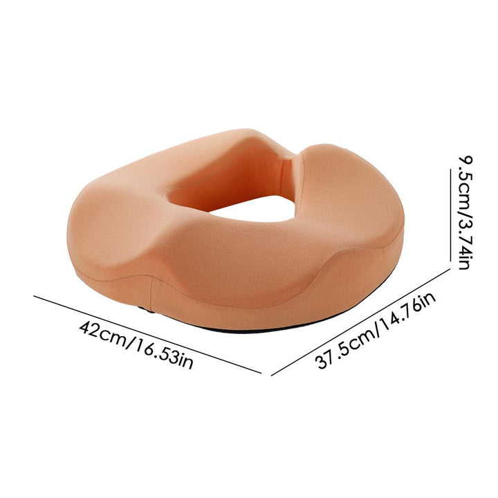 Premium Memory Foam Donut Seat Cushion – Tailbone, Hemorrhoid, Sciatica, and Bed Sore Relief for Office, Travel, or Home Use – Ergonomic Pain Relief Pillow for Sitting Comfort and Support