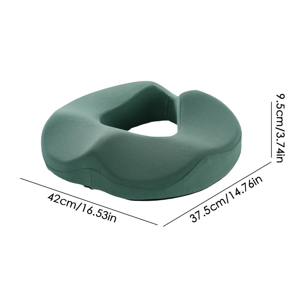 Premium Memory Foam Donut Seat Cushion – Tailbone, Hemorrhoid, Sciatica, and Bed Sore Relief for Office, Travel, or Home Use – Ergonomic Pain Relief Pillow for Sitting Comfort and Support