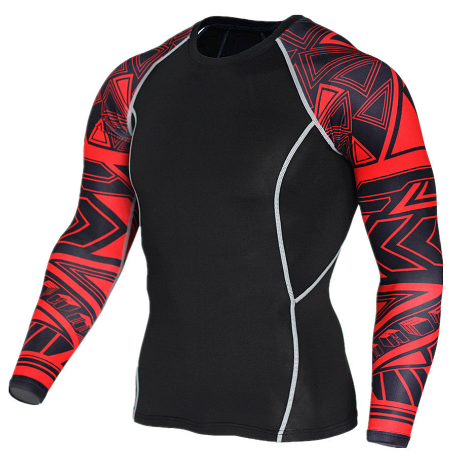 Premium Men’s Compression Sportswear Set – Gym Tights & Rashguard, Workout & Running Tracksuit, Training Clothes for Jogging