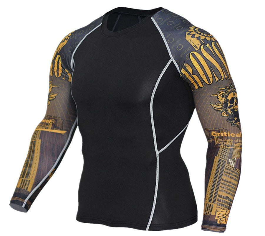 Premium Men’s Compression Sportswear Set – Gym Tights & Rashguard, Workout & Running Tracksuit, Training Clothes for Jogging