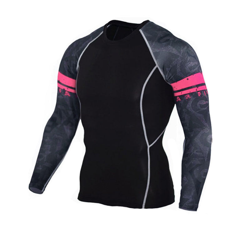 Premium Men’s Compression Sportswear Set – Gym Tights & Rashguard, Workout & Running Tracksuit, Training Clothes for Jogging