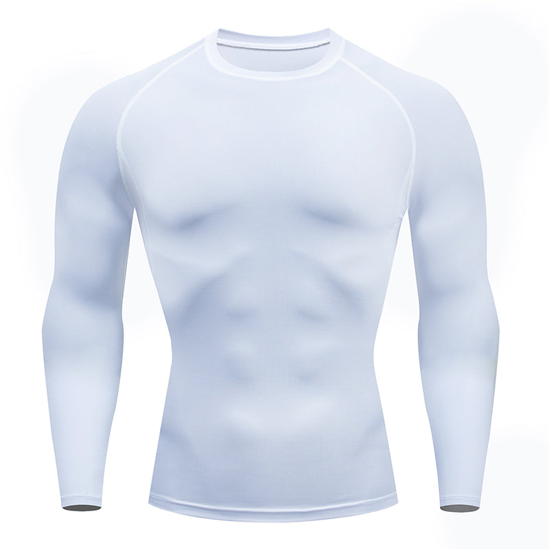 Premium Men’s Compression Sportswear Set – Quick-Dry Gym Suit, Yoga & Fitness Tracksuit, 2-Piece Workout Outfit with T-Shirt and Leggings