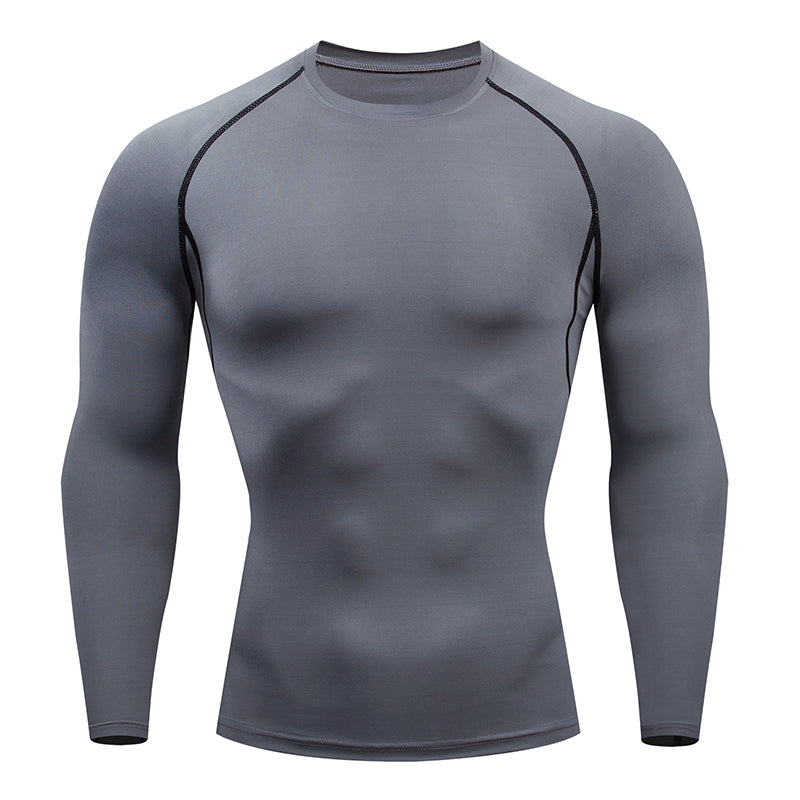 Premium Men’s Compression Sportswear Set – Quick-Dry Gym Suit, Yoga & Fitness Tracksuit, 2-Piece Workout Outfit with T-Shirt and Leggings