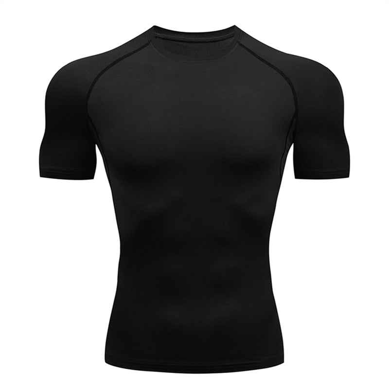 Premium Men’s Compression Sportswear Set – Quick-Dry Gym Suit, Yoga & Fitness Tracksuit, 2-Piece Workout Outfit with T-Shirt and Leggings