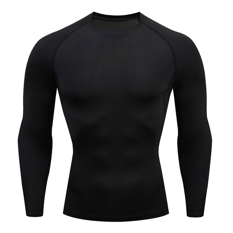 Premium Men’s Compression Sportswear Set – Quick-Dry Gym Suit, Yoga & Fitness Tracksuit, 2-Piece Workout Outfit with T-Shirt and Leggings