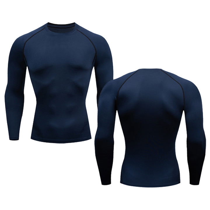 Premium Men’s Compression Sportswear Set – Quick-Dry Gym Suit, Yoga & Fitness Tracksuit, 2-Piece Workout Outfit with T-Shirt and Leggings