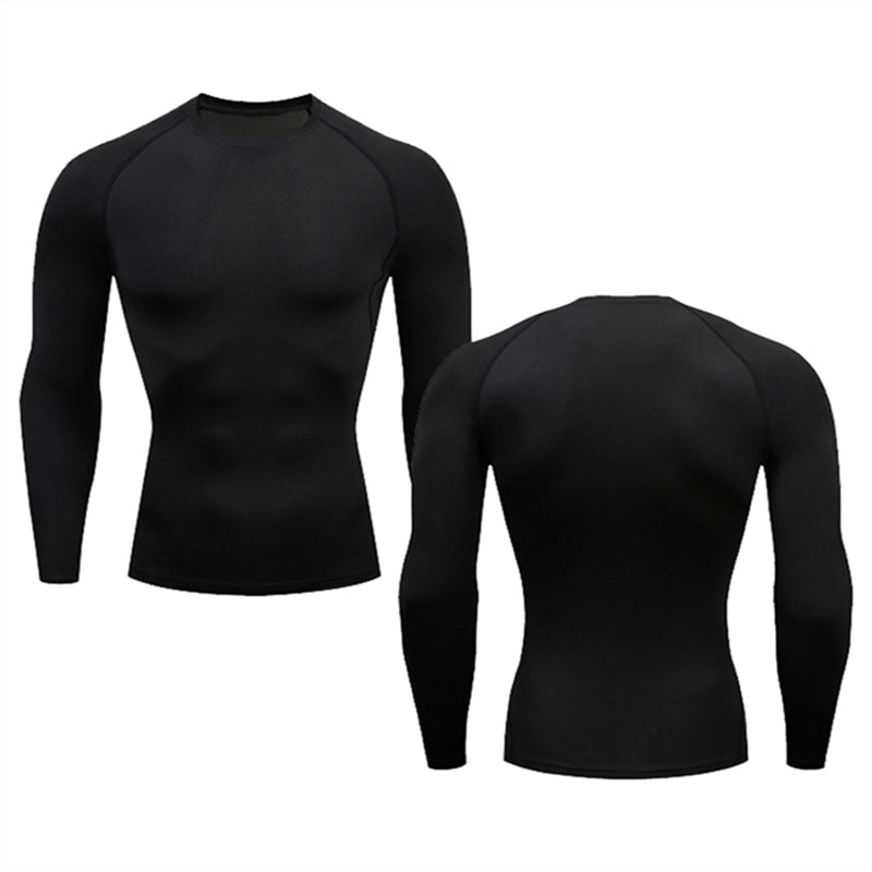 Premium Men’s Compression Sportswear Set – Quick-Dry Gym Suit, Yoga & Fitness Tracksuit, 2-Piece Workout Outfit with T-Shirt and Leggings