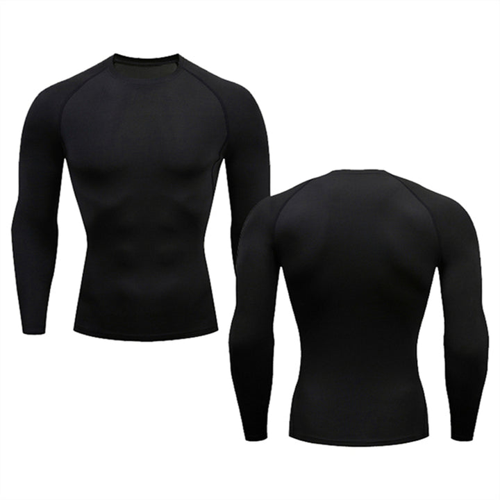 Premium Men’s Compression Sportswear Set – Quick-Dry Gym Suit, Yoga & Fitness Tracksuit, 2-Piece Workout Outfit with T-Shirt and Leggings