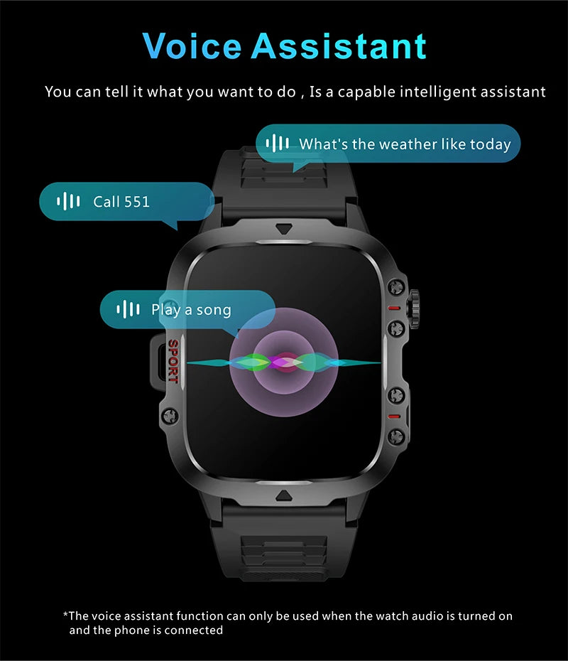 Premium Men's Smartwatch – Full Circle Touch, Bluetooth Call, IP67 Waterproof, Fitness & Health Tracking, 1.3" HD Screen, Multi-Sport Modes