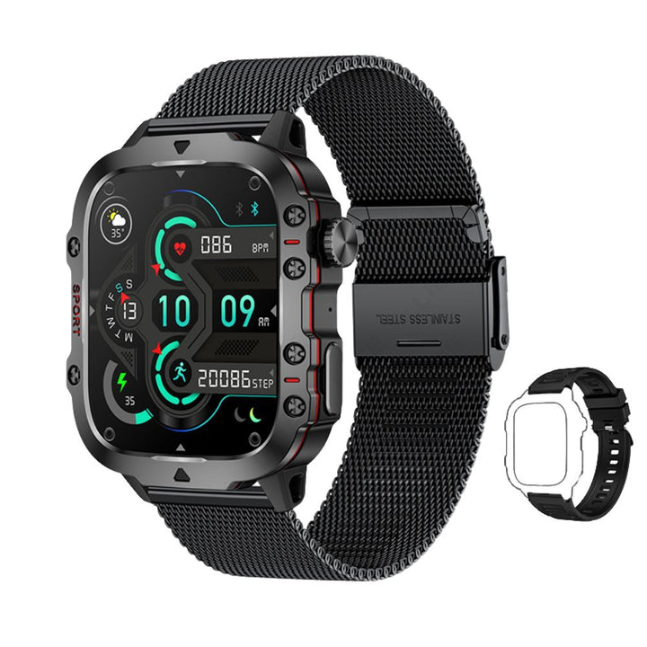 Premium Men's Smartwatch – Full Circle Touch, Bluetooth Call, IP67 Waterproof, Fitness & Health Tracking, 1.3" HD Screen, Multi-Sport Modes