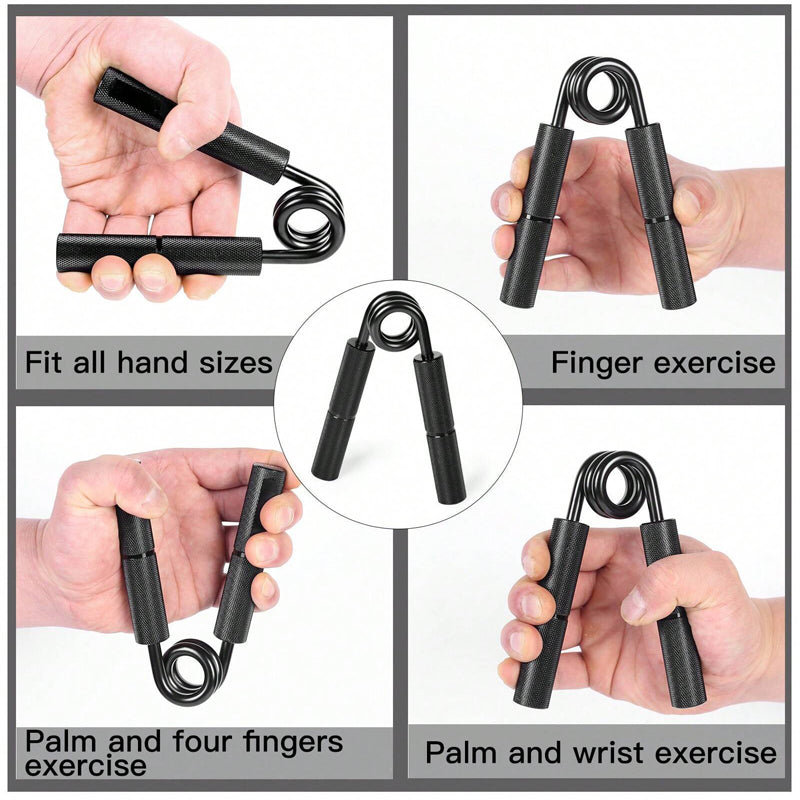 Premium Metal Hand Gripper – 50LB-350LB Adjustable Finger Exerciser for Grip Strength, Muscle Arms Trainer, Wrist Recovery Gym Equipment