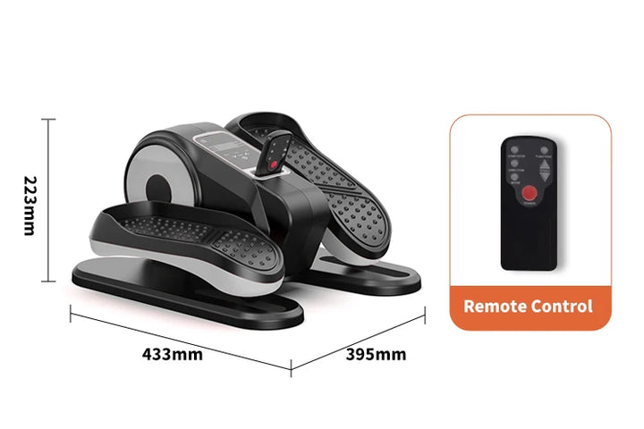 Premium Mini Electric Elliptical Stepper – Portable Home Pedal Exerciser for Cardio Training, Compact Stair Stepper for Indoor Use
