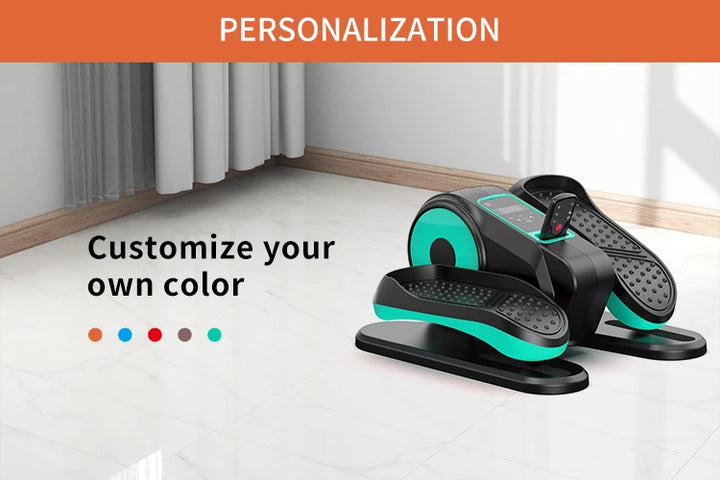 Premium Mini Electric Elliptical Stepper – Portable Home Pedal Exerciser for Cardio Training, Compact Stair Stepper for Indoor Use