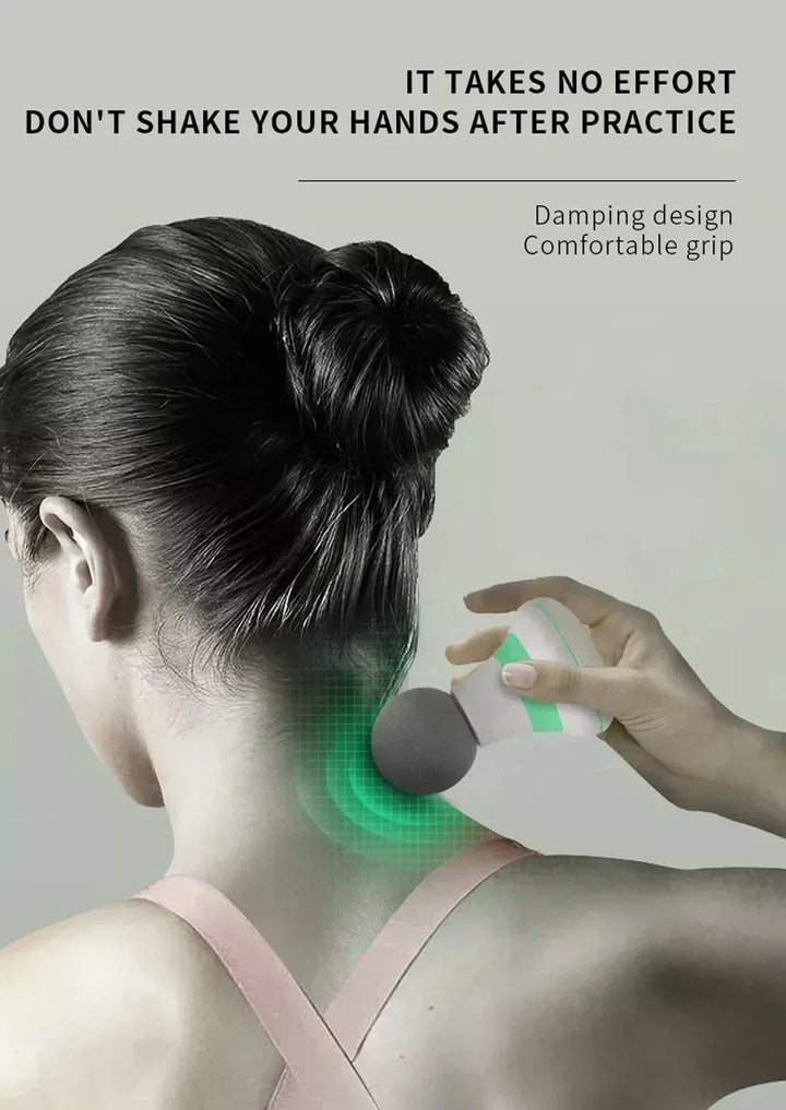 Premium Mini Massage Gun – Portable Deep Tissue Percussion Muscle Massager with 6 Speed Modes