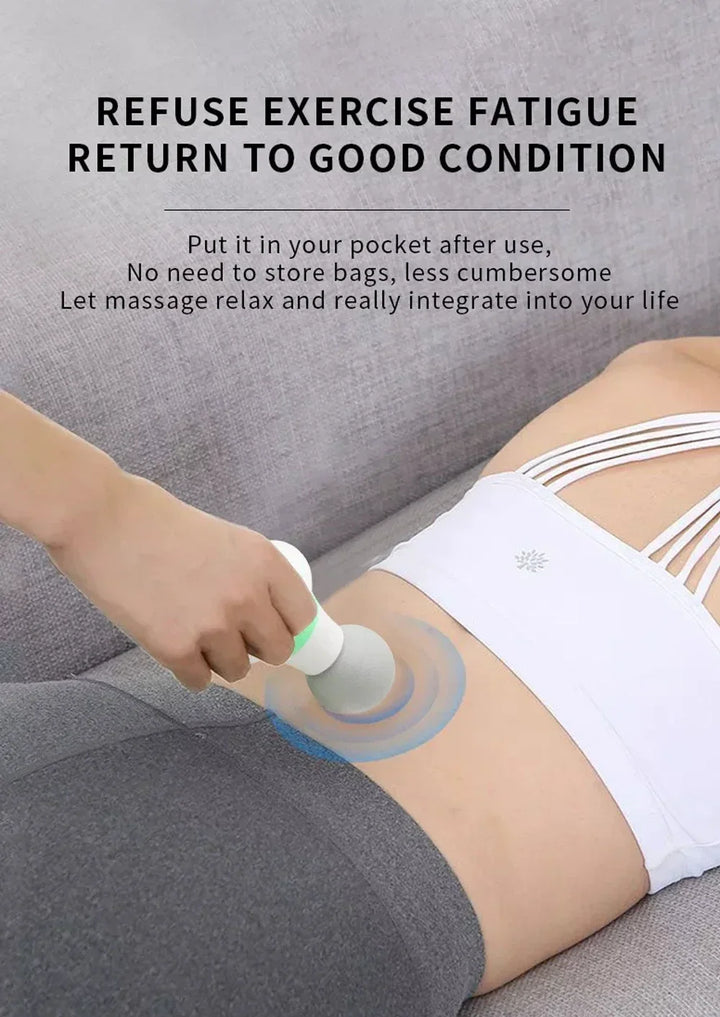 Premium Mini Massage Gun – Portable Deep Tissue Percussion Muscle Massager with 6 Speed Modes