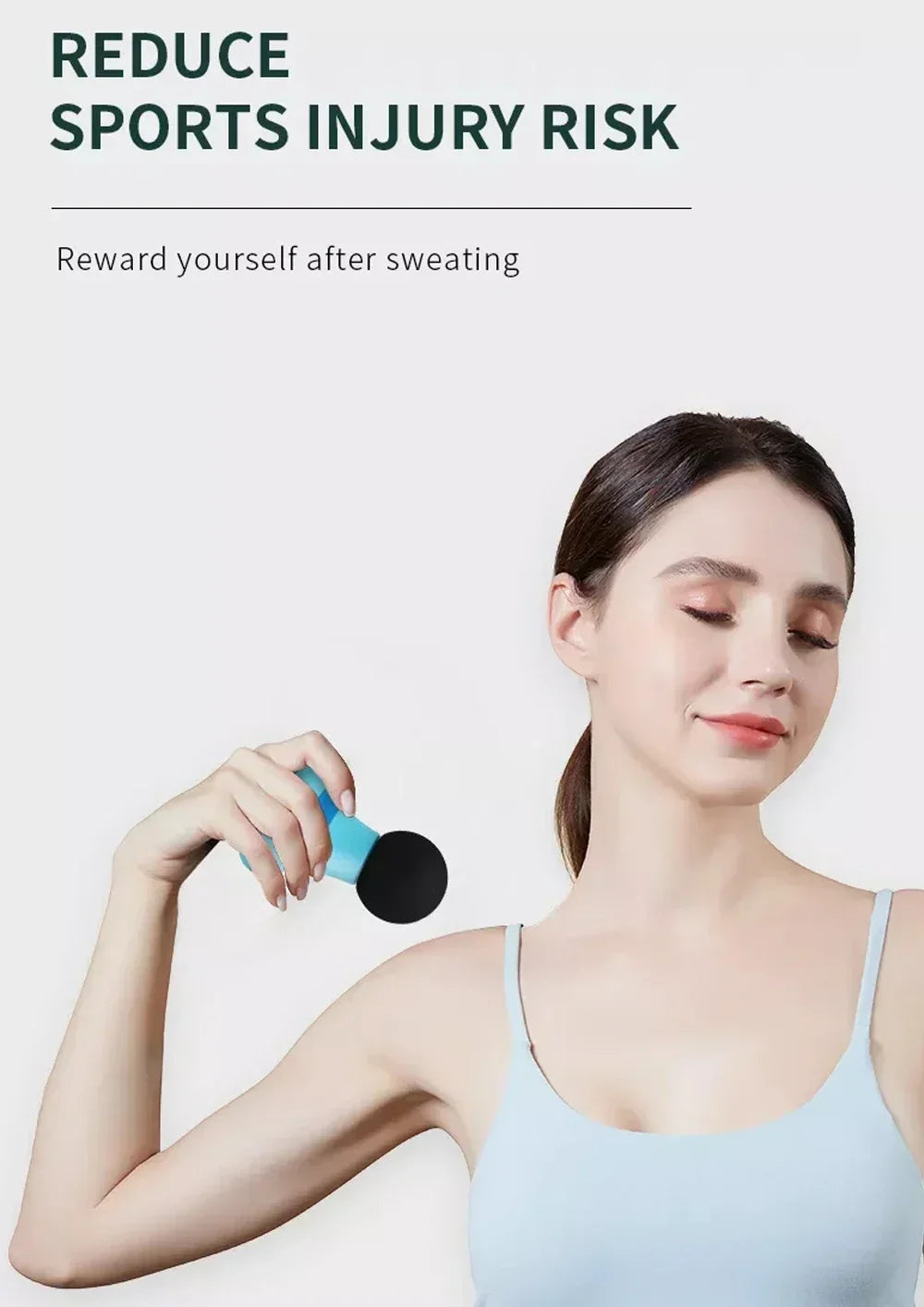 Premium Mini Massage Gun – Portable Deep Tissue Percussion Muscle Massager with 6 Speed Modes