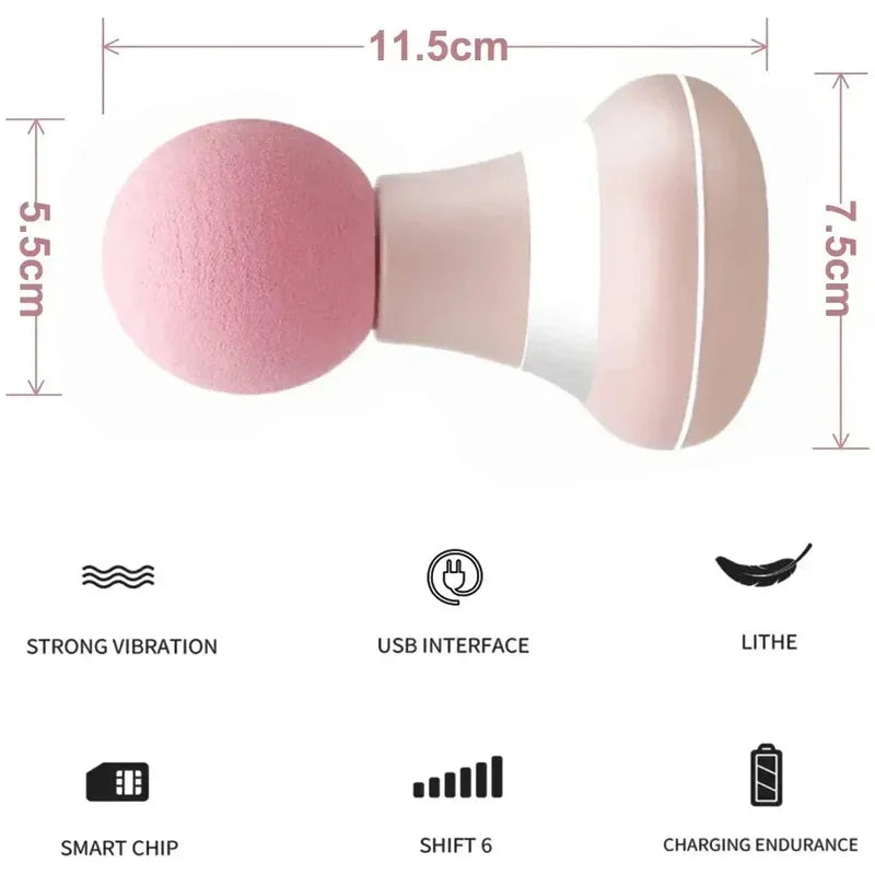 Premium Mini Massage Gun – Portable Deep Tissue Percussion Muscle Massager with 6 Speed Modes