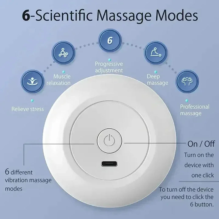Premium Mini Massage Gun – Portable Deep Tissue Percussion Muscle Massager with 6 Speed Modes